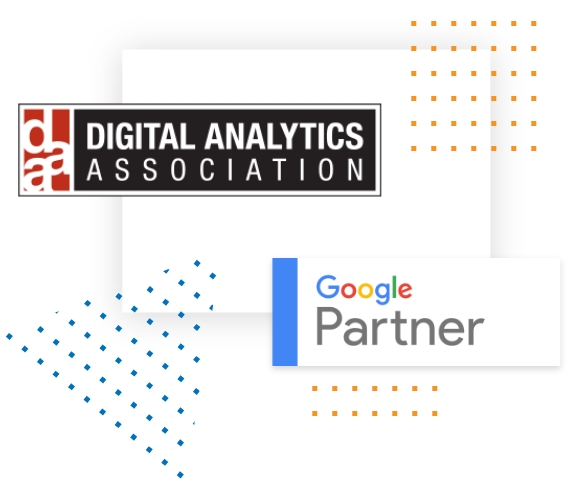 Digital Analytics Association Member and Google Partner Badge