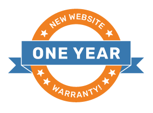 One Year New Website Warranty!